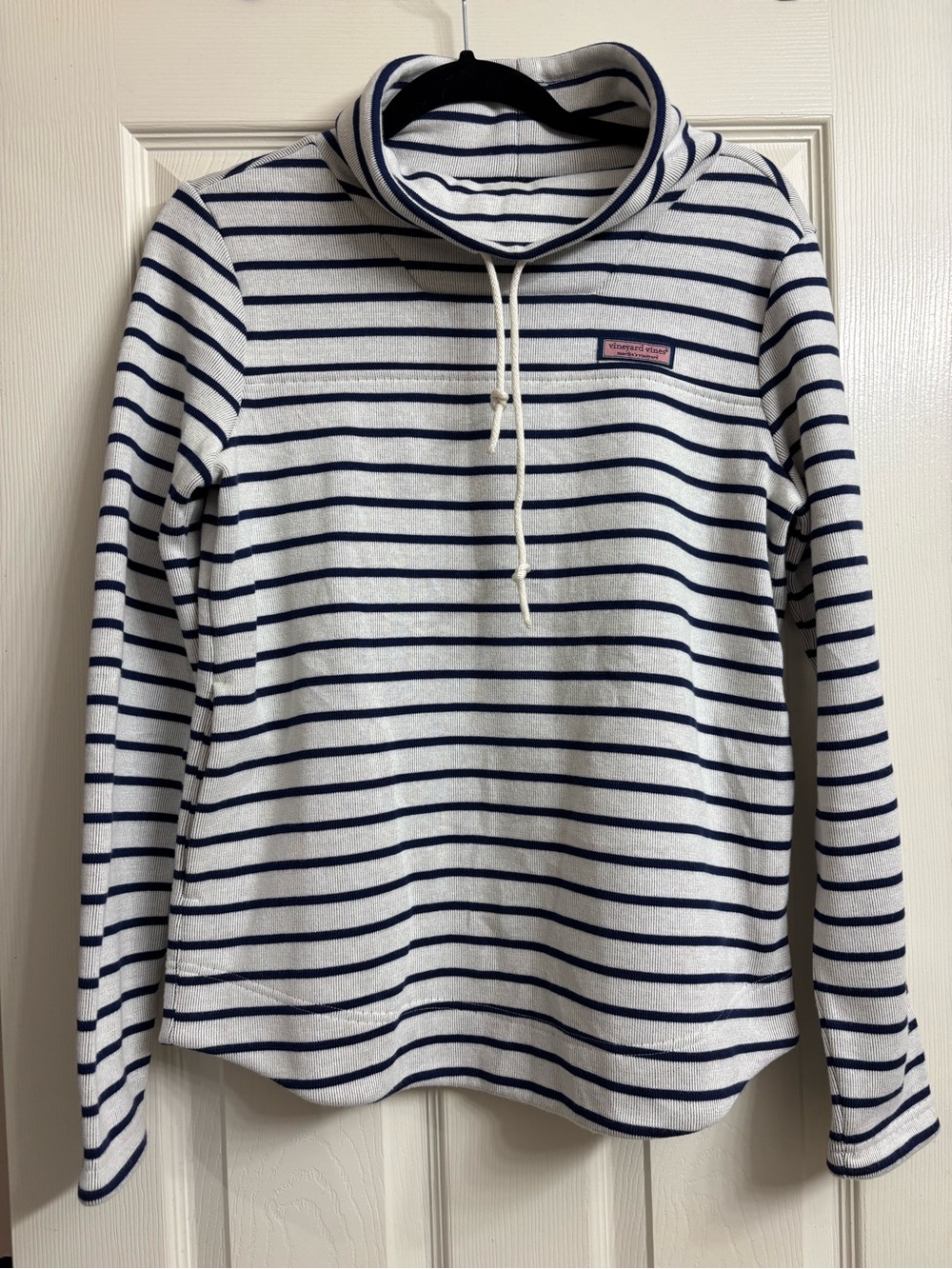 Vineyard Vines Navy & White Striped Pullover